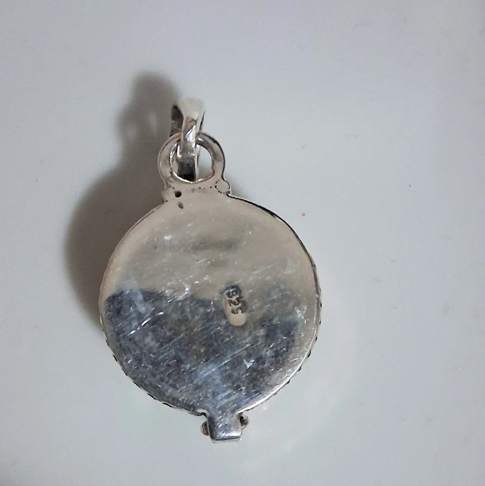 925 STERLING SILVER POISON PENDANT